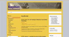 Desktop Screenshot of napnet.hu
